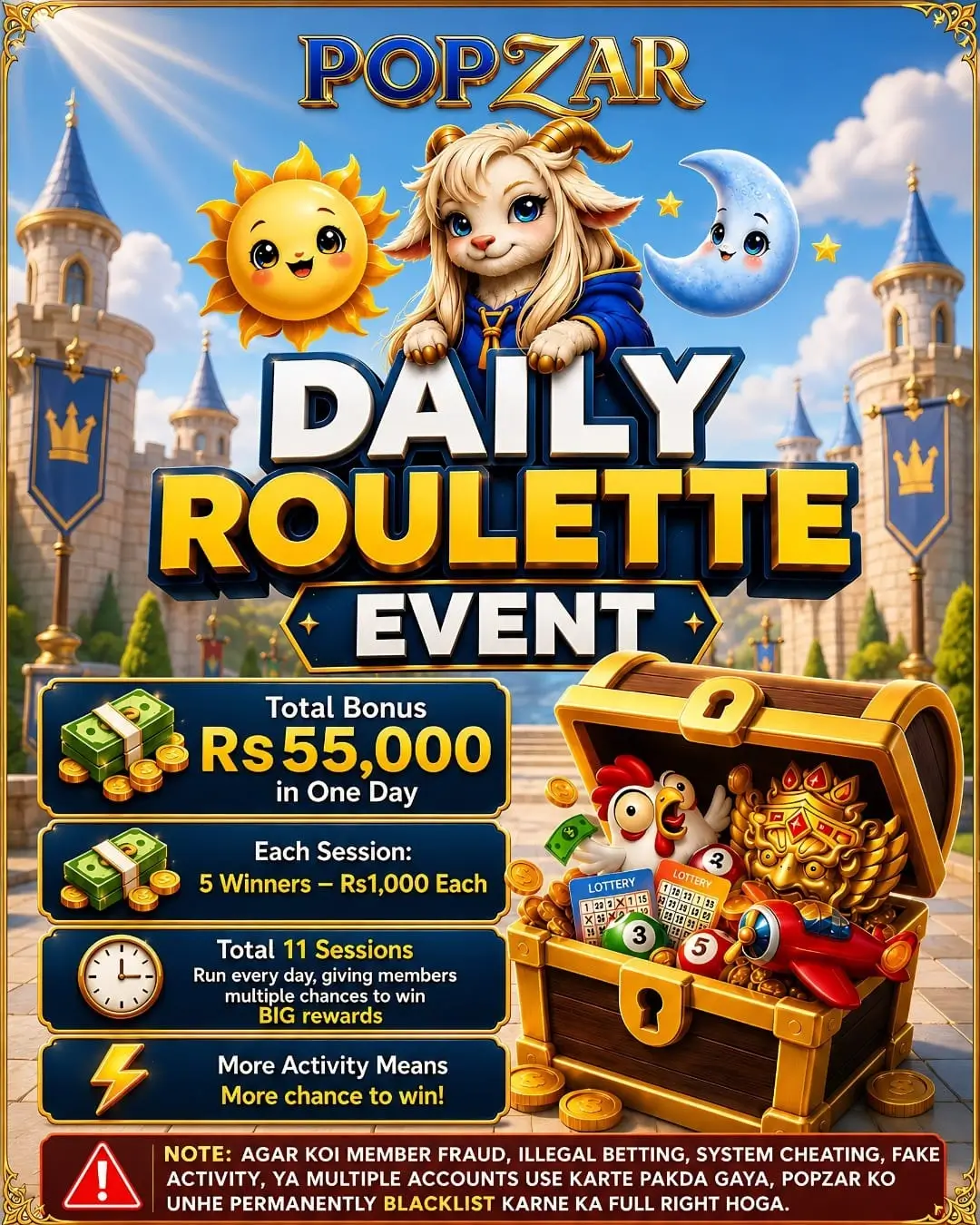 Daily Roulette Event