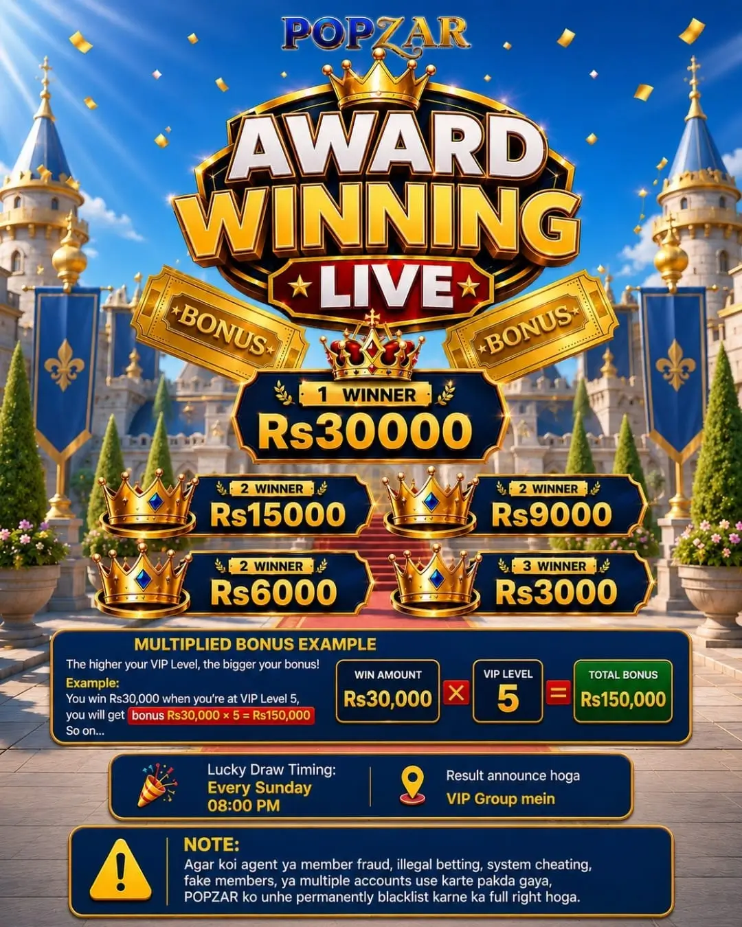 Live Awards Event